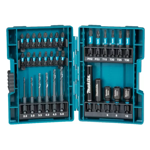 Set bitů a vrtáků 33ks ImpactBLACK Makita B-66896