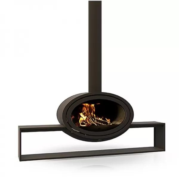 Krbová kamna Dik Geurts Oval Front Plateau