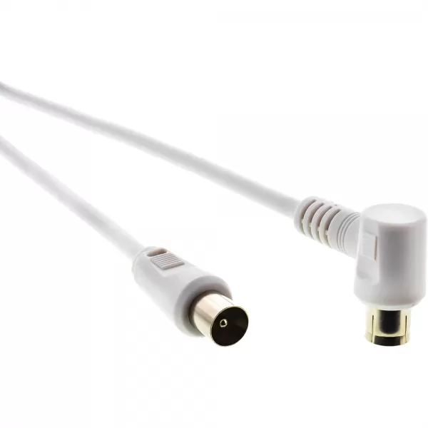 Anténní koaxiální kabel M-F 90° SENCOR SAV 169-100W