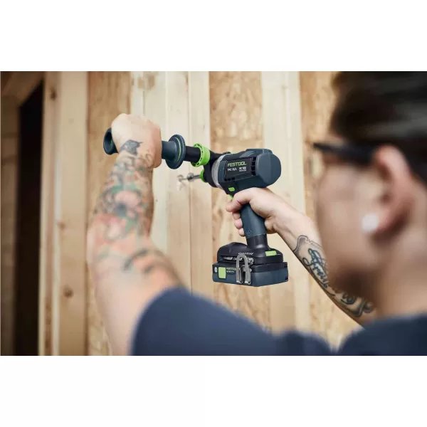 Aku příklepový vrtací šroubovák QUADRIVE TPC 18V 1x5,0 + 1x4,0Ah I-Plus Festool 577651