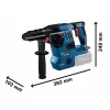 Aku vrtací kladivo 18V 2x8,0Ah SDS plus Bosch GBH 18V-28 CF 0611921002
