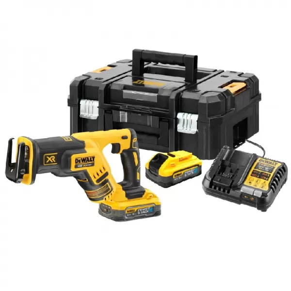 Aku mečová bezuhlíková pila 18V 2x 5,0Ah XRP DeWALT POWERSTACK DCS367H2T