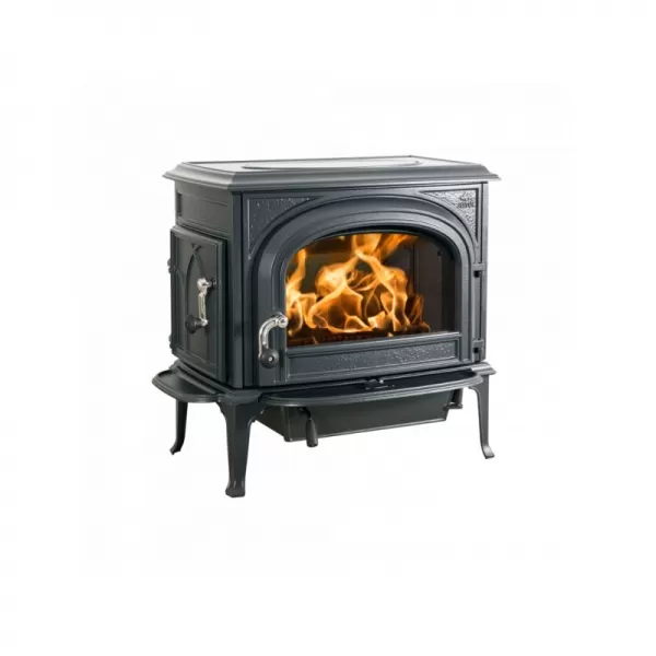 Krbová kamna smalt slonová kost, dvířka bez ozdobných příček Jotul F 500 ECO SE IVE
