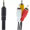 Redukce 3,5jack - 3xRCA M P SENCOR SAV 150-015