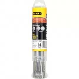 Vrtáky SDS-Plus 6x160 mm, 8x160 mm a sekáč špičatý, plochý, široký Stanley STA54400