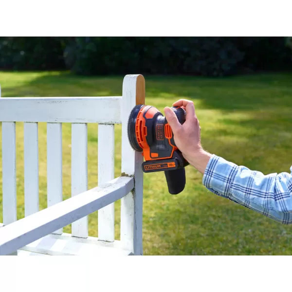 Aku excentrická bruska 18V bez aku Black&Decker BDCROS18N