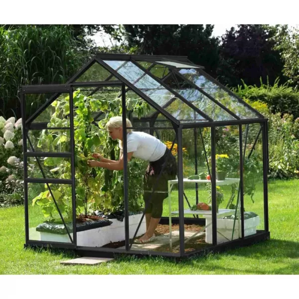 Skleník VITAVIA VENUS 3800 čiré sklo 3 mm černý LG3538
