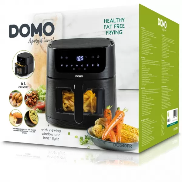 Horkovzdušná fritéza 6 l s průzorem DOMO DO540FR