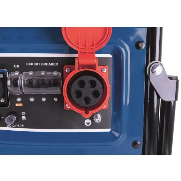 Rámová elektrocentrála 5500W s regulací AVR a elektrostartem Scheppach SG 7300