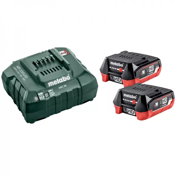 Základní set LiHD 12V/2x4,0 Ah Metabo 685301000