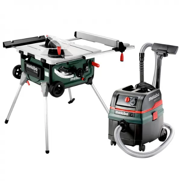 Stolní okružní pila + vysavač set Metabo TS 254 + ASR 25 L SC 690695000