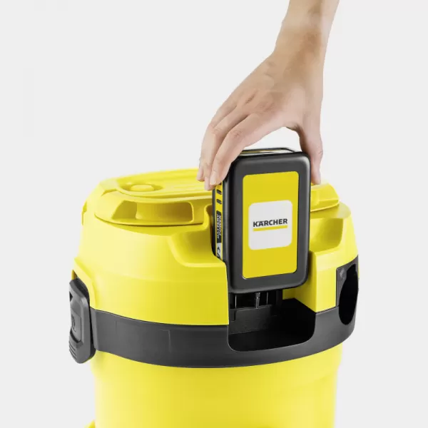 Aku vysavač na mokré a suché nečistoty 18V, bez aku WD 2-18 V-12/18 Battery Kärcher 1.628-500.0