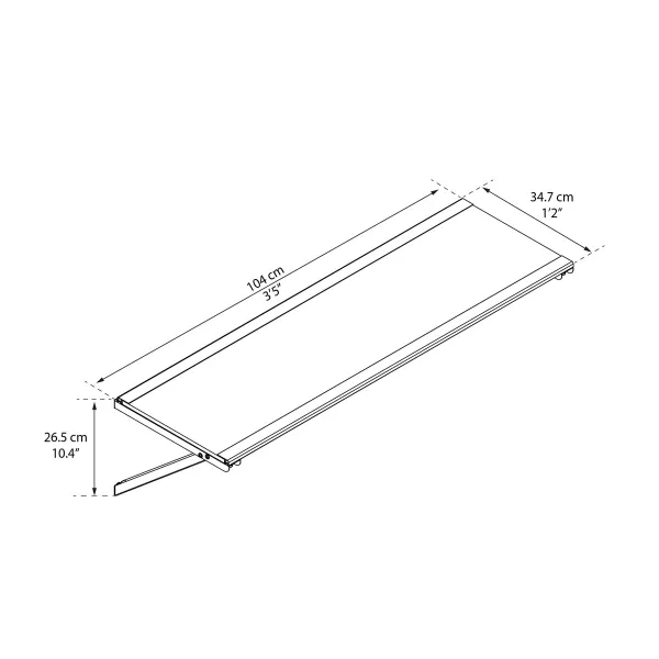 Závěsná police Palram Skylight Utility Shelf