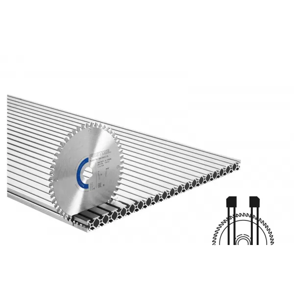 Pilový kotouč do okružních pil ALUMINIUM/PLASTICS HW 168x1,8x20 F/FA 52 FESTOOL 205767