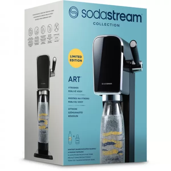 Výrobník perlivé vody Tonik Megapack Sodastream Art Black
