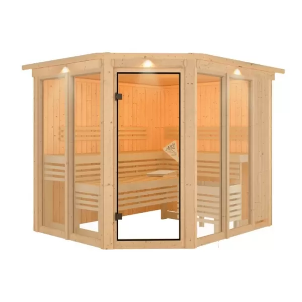 Finská sauna KARIBU AINUR (6099) LG3047