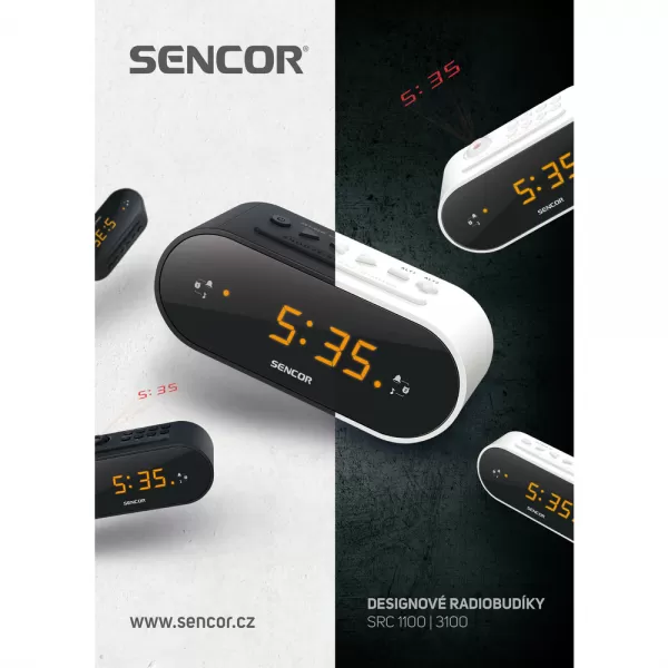 Radiobudík s projekcí SENCOR SRC 3100 B
