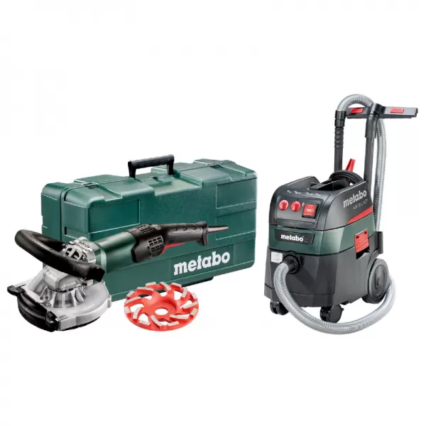 Bruska + vysavač Metabo RSEV 19-125 Beton + ASR 35 L ACP 691000000