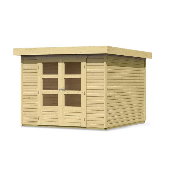 Dřevěný domek KARIBU ASKOLA 4 (73061) natur LG1708