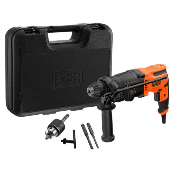 Kombinované kladivo 650W 1,4J v kufru Black&Decker BEHS01K