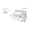 Hliníková (montovaná) pergola Palram Sierra 3000 bílá 3 x 3