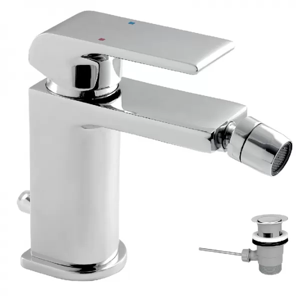 Bidetová baterie s výpustí Nobless SHARP chrom Novaservis 37011,0