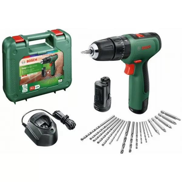 Aku dvourychlostní vrtací šroubovák 12V 2x1,5Ah Bosch EasyImpact 1200 0 603 9D3 105