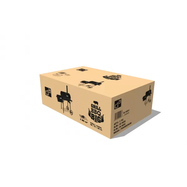 Gril na dřevěné uhlí s udírnou G21 BBQ big