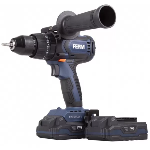 Aku vrtací šroubovák s příklepem 20v Li-ion Ferm Power CDM1138