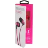 Sluchátka do uší s mikrofonem SENCOR SEP 300 MIC PINK MET