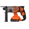 Aku kombinované kladivo 18V 2x2,5Ah v kufru Black&Decker BCD900E2K