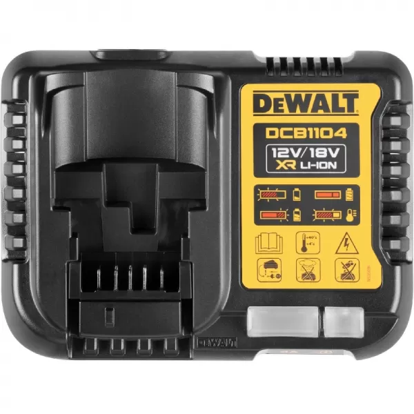 Nabíječka 12-18V XR Li-Ion + 2 x akumulátor 18V 5,0Ah DeWALT DCB1104P2