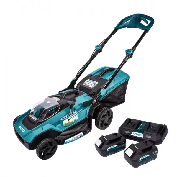 Aku sekačka 400 mm bezuhlíková 36V 2x4,0Ah + nabíječka XTLINE XT102893-2B4