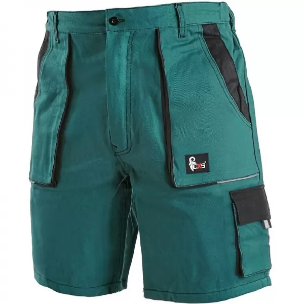 Kraťasy Canis CXS LUXY TOMÁŠ, pánské, zeleno-černé