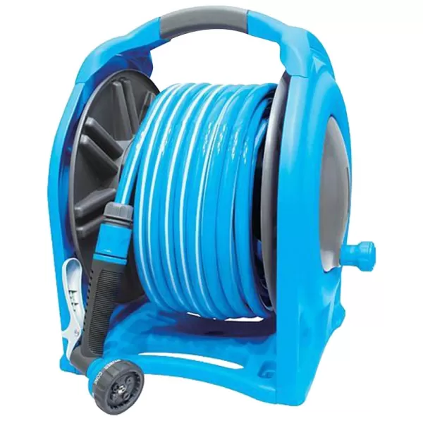 Naviják na hadici 1/2" 25 m + pistole + spojky AQUACRAFT XT990076