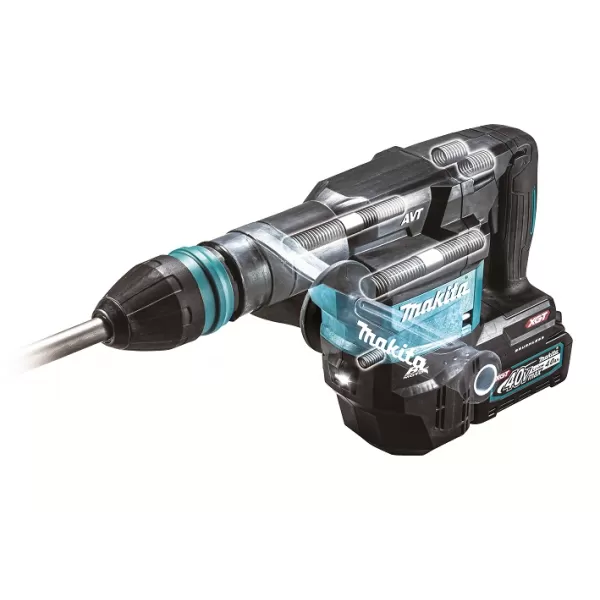 Aku bourací kladivo SDS-Max s AWS Li-ion XGT 40V/2x4,0Ah Makita HM001GM201