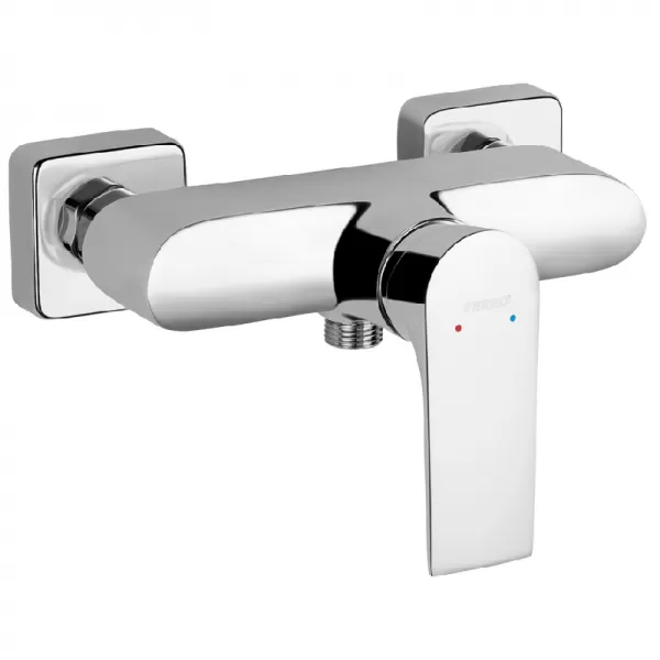 Nástěnná sprchová baterie bez příslušenství ALGEO SQUAR chrom Novaservis 82061/1,0