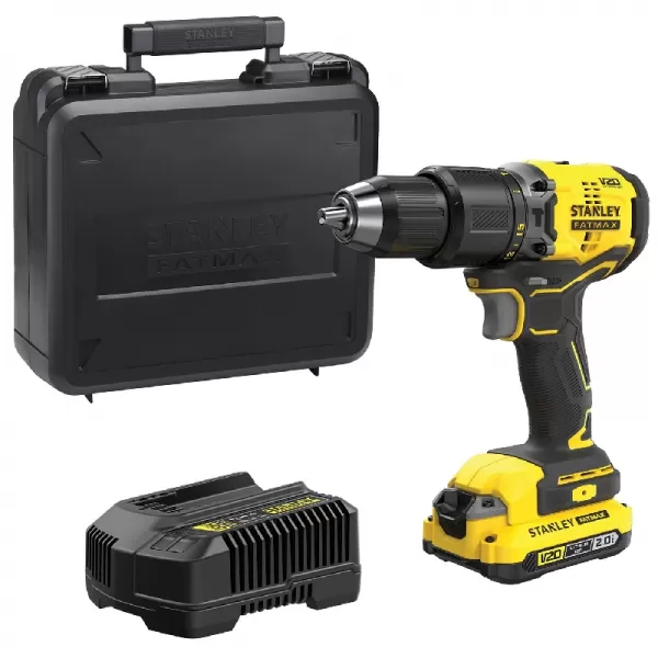 Aku příklepová vrtačka V20 18V 1x2,0Ah Stanley FatMax SFMCD715D1K
