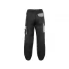 Kalhoty Canis do pasu CXS LUXY JOSEF, pánské, černo-šedé