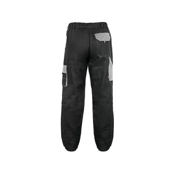 Kalhoty Canis do pasu CXS LUXY JOSEF, pánské, černo-šedé