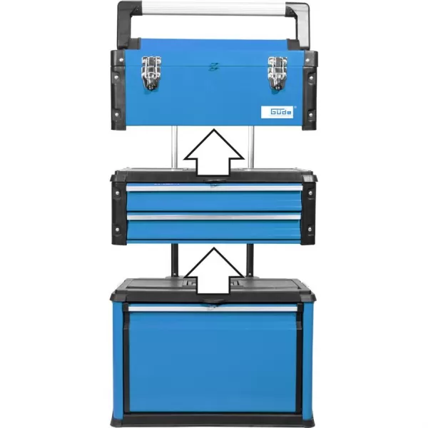 Pojízdný rozkládací box na nářadí GWZT Güde 39129