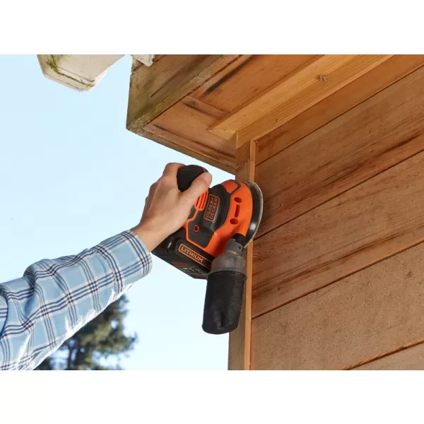 Aku excentrická bruska 18V bez aku Black&Decker BDCROS18N