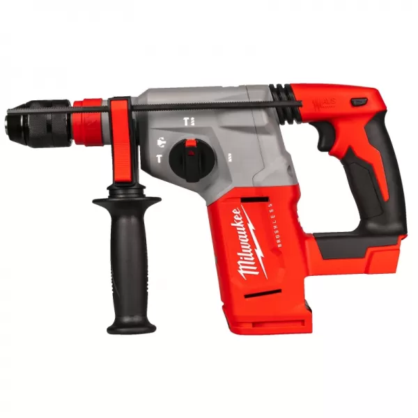 Aku bezuhlíkové kladivo SDS-Plus 26 mm, se 4 režimy a sklíčidlem FIXTEC™ M18™ 18V bez aku Milwaukee M18BLHX-0X