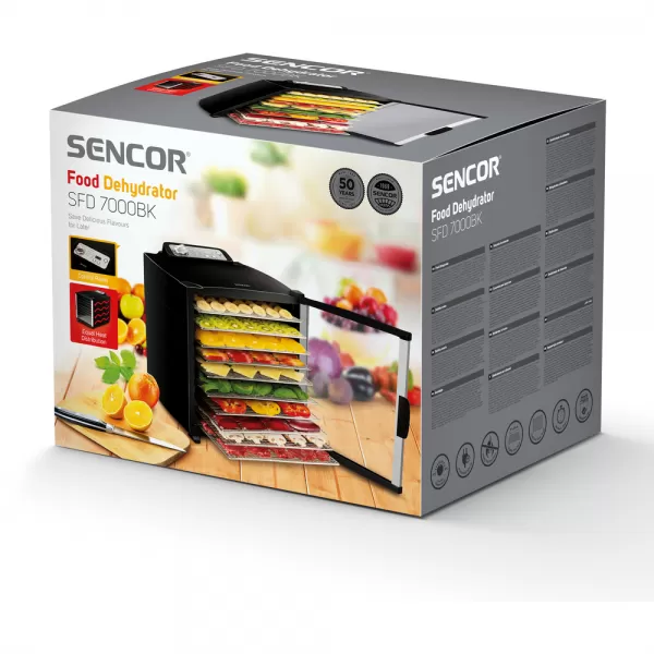Sušička ovoce SENCOR SFD 7000BK