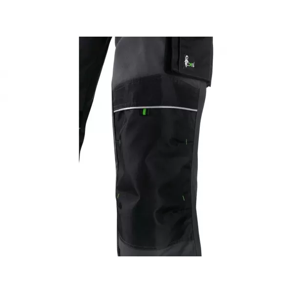 Kalhoty Canis do pasu CXS SIRIUS NIKOLAS, pánské, šedo-zelené