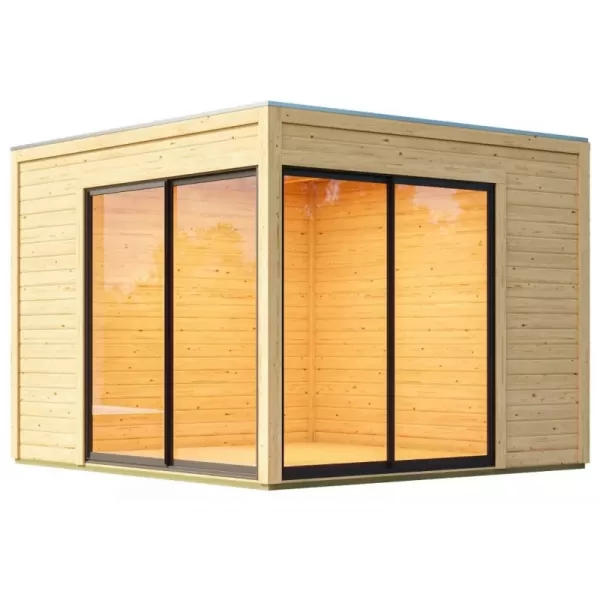 Dřevěný domek KARIBU DICE 3 (92790) natur LG3425