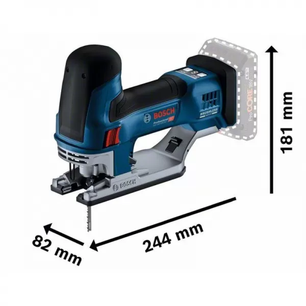 Aku kmitací pila 18V 2x4,0Ah Bosch GST 18V-155 SC 06015B0002