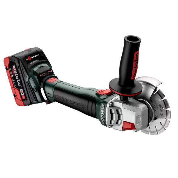 Aku úhlová bruska 18V/2x8,0Ah WB18 LT BL 11-125 Quick Metabo 613054810