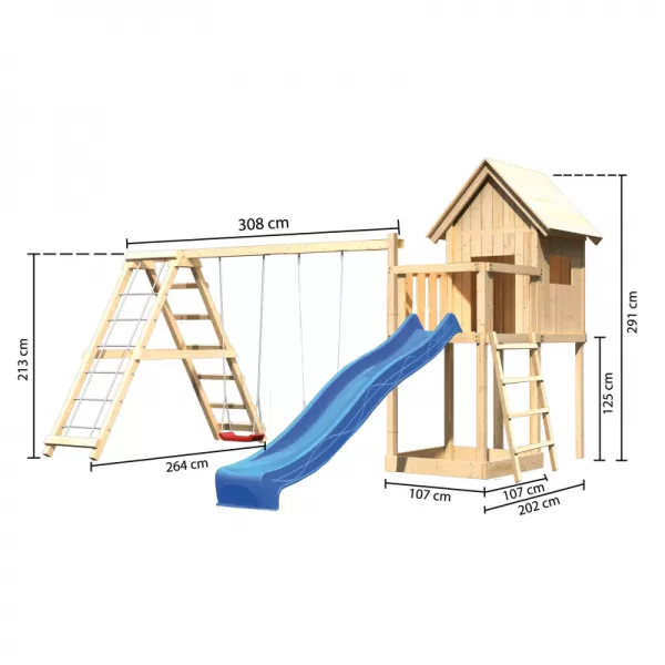 Dětské hřiště KARIBU FRIEDA 91184 LG1857