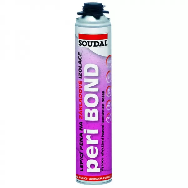 Lepící pěna na polystyren Soudal 750 ml PERI BOND